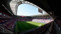 A view of Osasuna's Estadio El Sadar